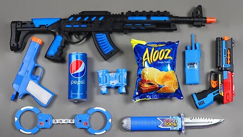 Guns Toys Potato Chips Pepsi Can Toys from the Box