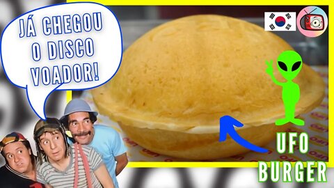 Já chegou o Disco Voador! React UFO Burger | Comida de Rua Coreana | Veja Aqui #31