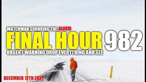 FINAL HOUR 982 - URGENT WARNING DROP EVERYTHING AND SEE - WATCHMAN SOUNDING THE ALARM