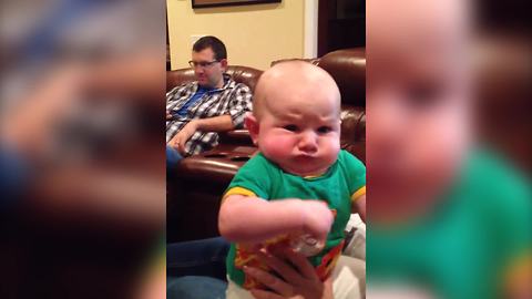 A Baby Boy Makes Hilarious Faces