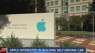 Apple shows interest in building self-driving car