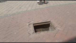 SOUTH AFRICA - Durban - Manholes covers stolen (Video) (Kyj)