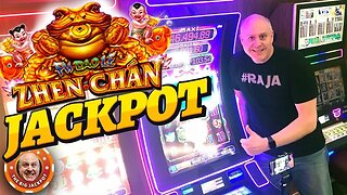 26 FREE GAMES??! 😱 High Limit ✦ BIG WIN ✦ Zhen Chan Slots! 🎰 | Raja Slots