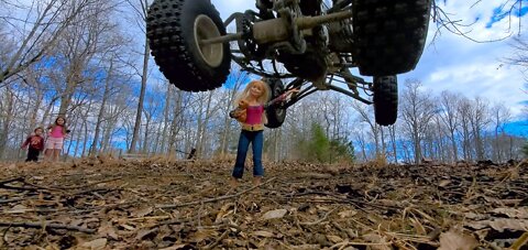 Jumping Barbie With YFZ 450R