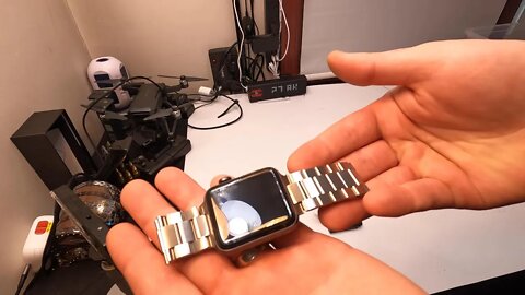 Unboxing: SILVER MioHHR Metal Bands Compatible Apple Watch Band 45mm 44mm 42mm 41mm 40mm 38mm