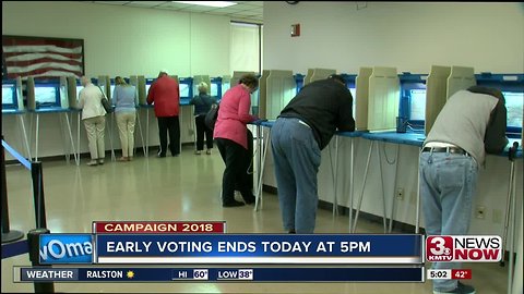 Early voting ends Monday