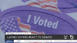 San Diego Latino voters react to presidential debate