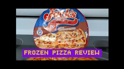 FROZEN PIZZA REVIEW: JACK'S Original Thin Bacon Cheeseburger Pizza