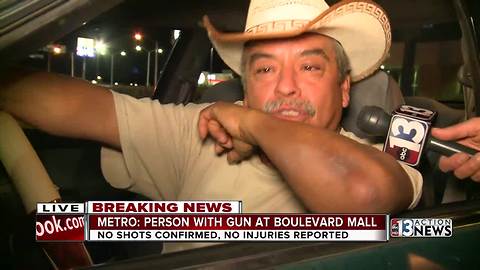 Man's daughter was working at Boulevard Mall when person with gun spotted