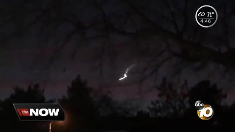 Strange light appears over Bay Area