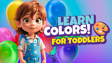 Toddler Learning Colors!