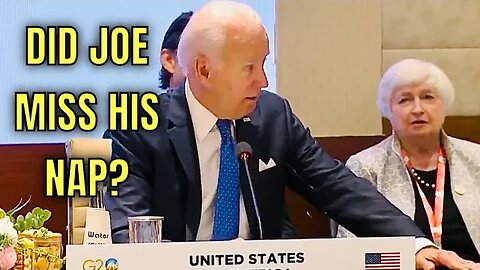 Joe was a MESS at the G20 today… 🤦‍♂️