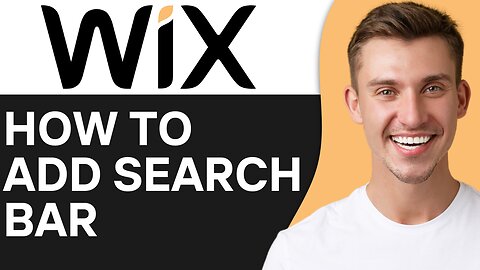 HOW TO ADD SEARCH BAR IN WIX