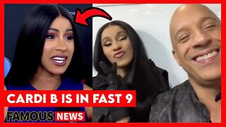 Cardi B's Fast And The Furious 9 Scene Leaks | Famous News