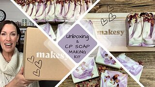Let's Make Soap❣️ MAKESY Unboxing & Beginner Cold Process Soap Making Kit | Ellen Ruth Soap