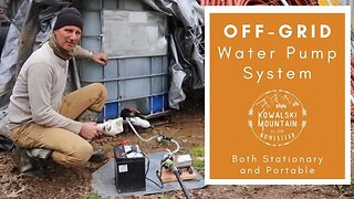 Off-Grid Water Pump System | Stationary and Portable Off-Grid Water System