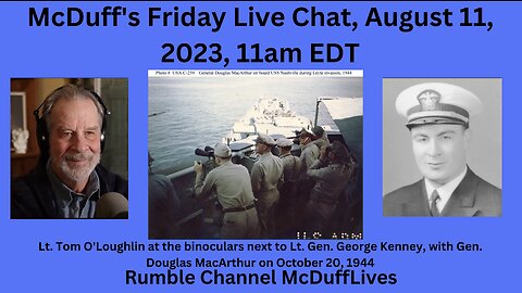 McDuff's Friday Live chat, august 11, 2023