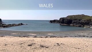 WALES - BEAUTIFUL BEACH ON ANGLESEY NORTH WALES