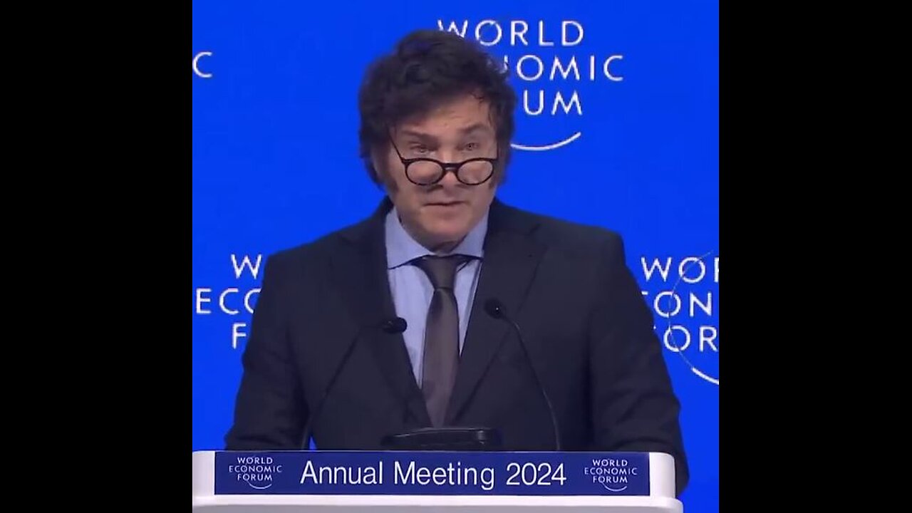 Javier Milei addresses World Economic Forum in Davos | Translated FULL