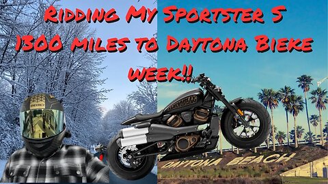 Riding My Sportster S 1300 miles to Daytona Bike Week! Part 1