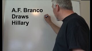 A.F. Branco Draws Hillary - May 2019
