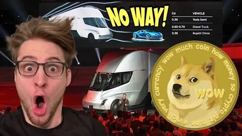 THIS CHANGES EVERYTHING ⚠️ Elon Musk Dogecoin Tesla Semi Truck ⚠️