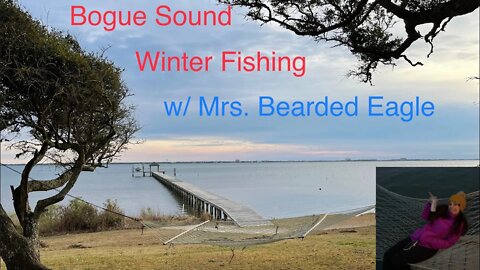 Winter Bogue Sound fishing in North Carolina
