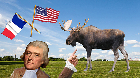 Thomas Jefferson and The Giant Moose