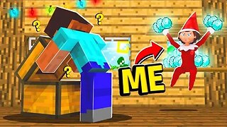 I Fooled Him As ELF ON THE SHELF - Minecraft