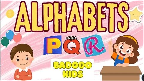 English Alphabets P Q R | Speaking & Tracing For Kids | Simple Learning.mp4 😄