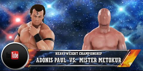 Adonis Paul vs Mister Metokur Title Rematch