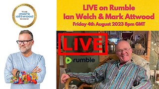 LIVE with Ian Welch Fri 4th August 2023