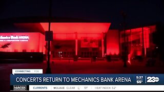 Live music returns to Mechanics Bank Arena