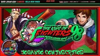 O FORTE NAO CHORA NO CHAT SO VEM JOGAR #kof98 #LIVE 435