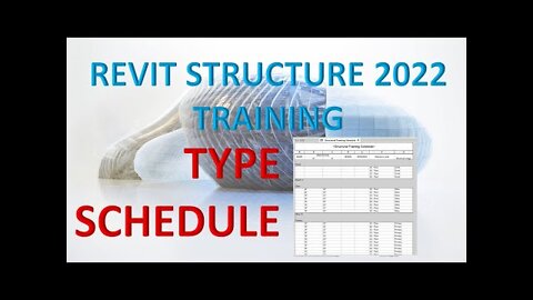 REVIT STRUCTURE 2022 LESSON 39 - HOW TO EDIT TYPE SCHEDULE
