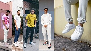 How to Style Sneakers & Sweat Pants - Talentless Brand Review