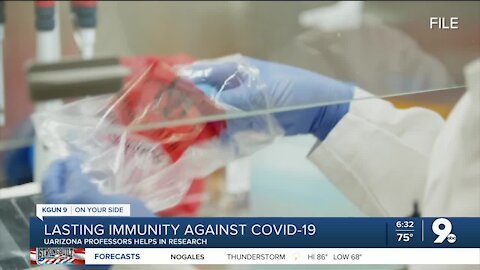 Lasting immunity against COVID-19, UArizona professors helps in research