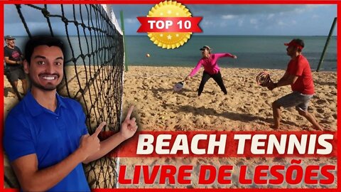 Como NÃO LESIONAR no BEACH TENNIS?🚫 TOP 10 Dicas para EVITAR Lesões no Beach Tennis✅ #beachtennis