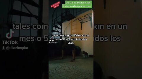 Día 25 de 50 push-ups todos los días por un mes