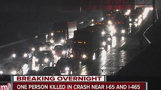 1 killed in crash on I-65 as part of icy conditions