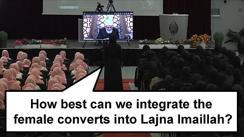 How best can we integrate the female converts into Lajna Imaillah?