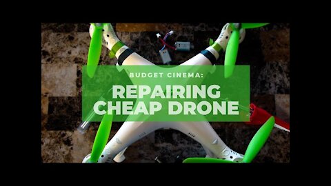 Budget Cinematography: Repairing Cheap Drone (Promark P70 VR From Walmart)