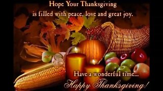 Happy Thanksgiving Message To All!