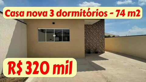 [VENDIDO] Casa nova com 3 dormitórios à venda em Joanópolis - SP