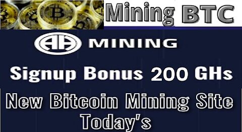 [ AHMining BTC ] Ganhe 200 GH/s grátis no Registro para Minerar | Min.Saque 50 Mil BTC | HomeOffice