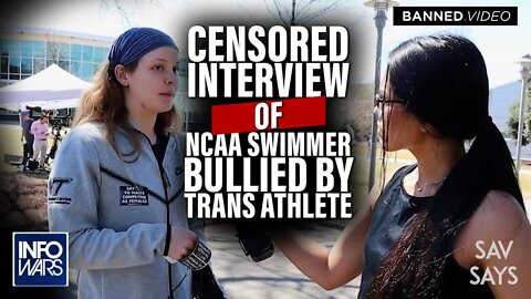 Watch the Censored Interview of NCAA Swimmer Bullied by Trans Athlete