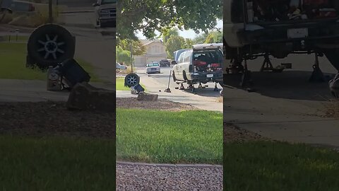 Our street turned into a junkyard and alignment shop overnight