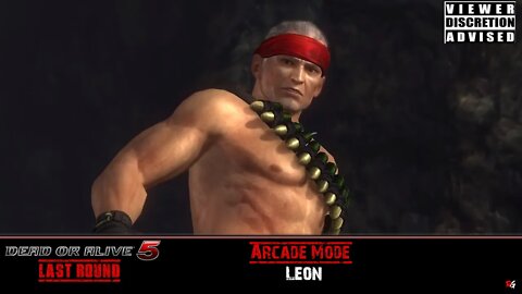 Dead or Alive 5 Last Round: Arcade Mode - Leon