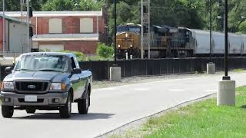 CSX Q200 Manifest Mixed Freight Train with Autoracks from Fostoria, Ohio August 30, 2020
