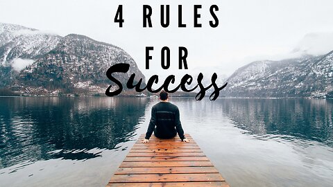 Motivation Video | Best Motivational Speech - 4 Rules for Success